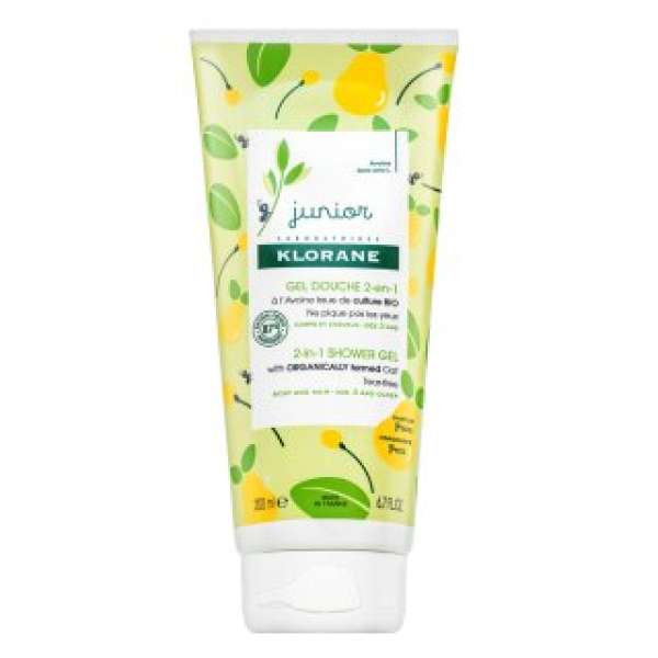 Klorane Junior sampon és tusfürdő 2in1 2-in-1 Shower Gel 200 ml