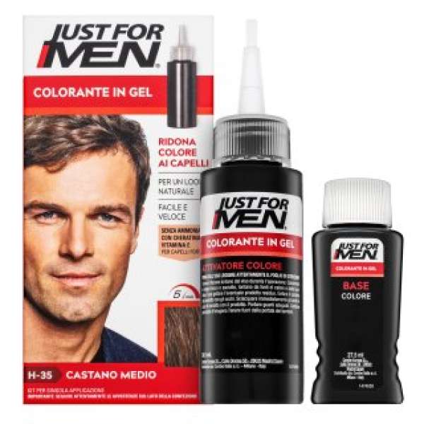 Just For Men Color Shampoo színező sampon férfiaknak H35 Medium Brown