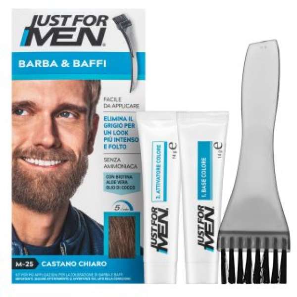 Just For Men Moustache & Beard Color szakáll színe M25 Light Brown