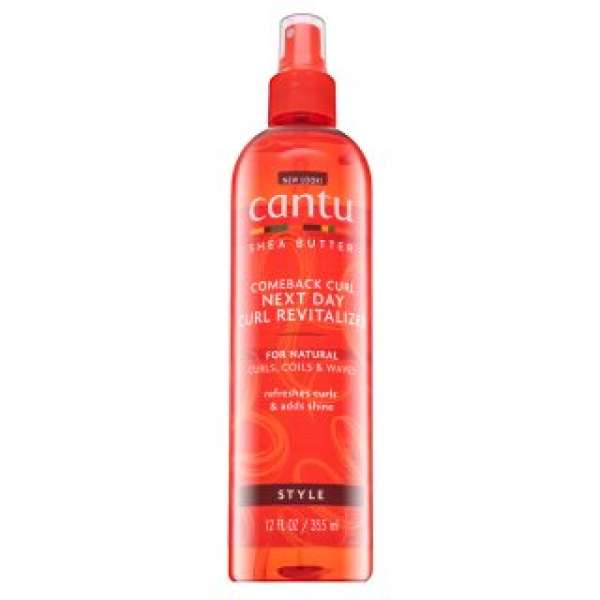 Cantu Shea Butter Comeback Curl Next Day Curl Revitalizer öblítés nélküli ápolás hullámos és göndör hajra 355 ml
