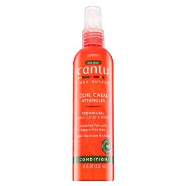 Cantu Shea Butter Coil Calm Detangler öblítés nélküli ápolás könnyed kifésülhetőségért 237 ml