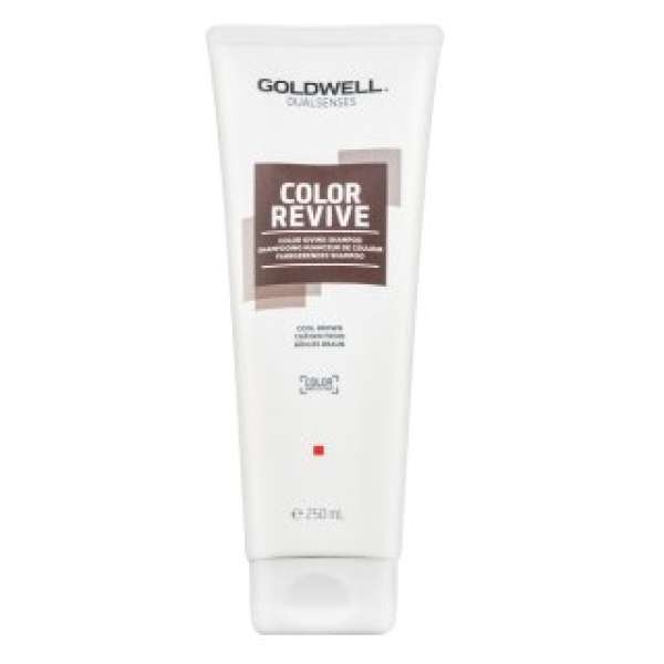 Goldwell Dualsenses Color Revive Shampoo tonizáló sampon barna hajra Cool Brown 250 ml