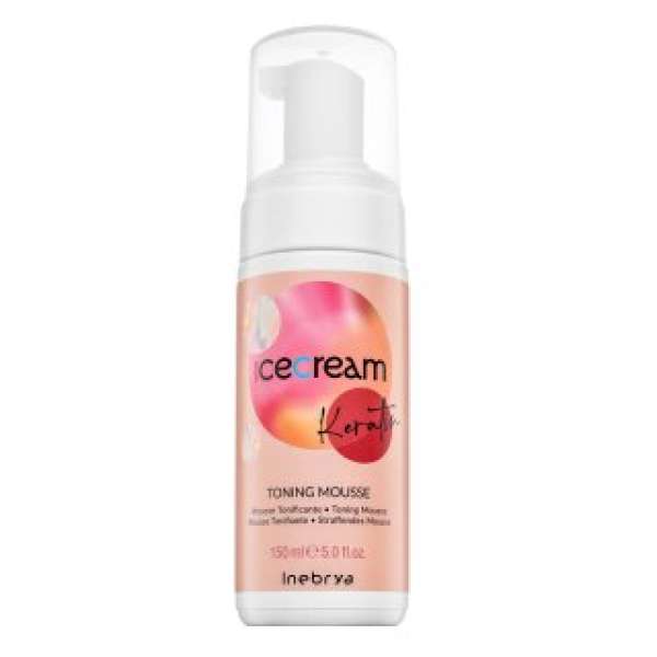 Inebrya Ice Cream Keratin Toning Mousse ápoló hab keratinnal 150 ml