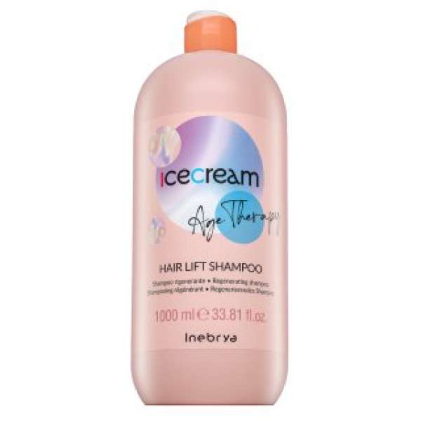 Inebrya Ice Cream Age Therapy Hair Lift Shampoo erősítő sampon érett hajra 1000 ml