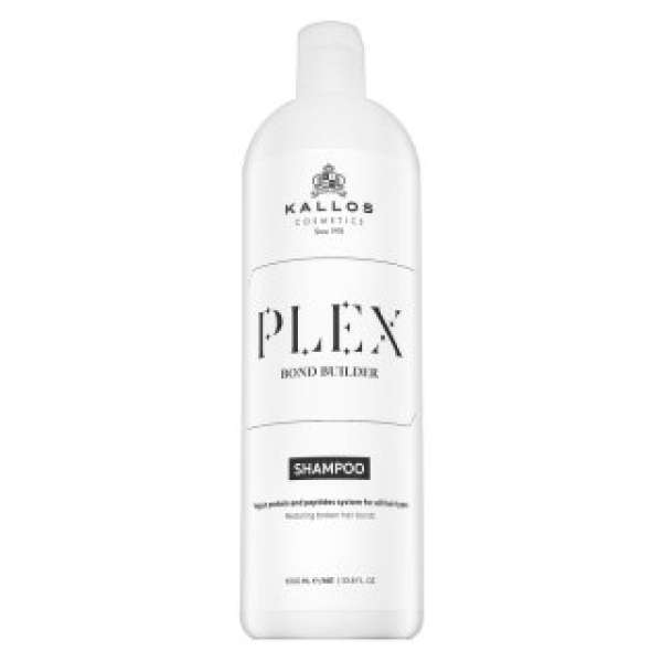 Kallos Plex Bond Builder Shampoo erősítő sampon száraz és sérült hajra 1000 ml