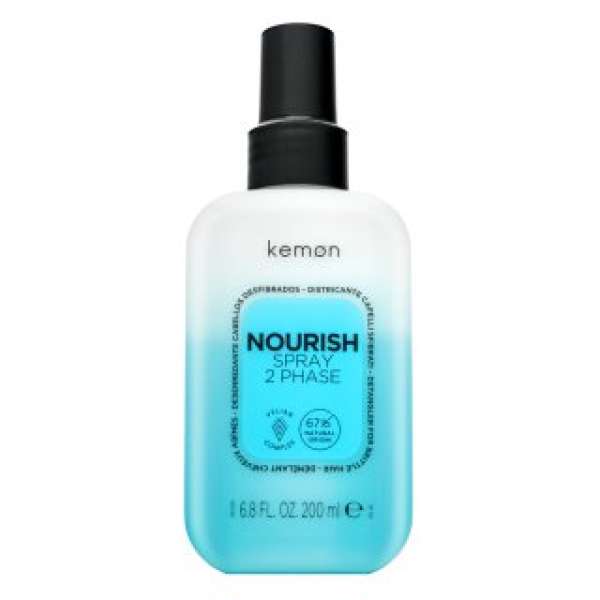 Kemon Nourish Spray 2 Phase öblítés nélküli ápolás száraz és sérült hajra 200 ml