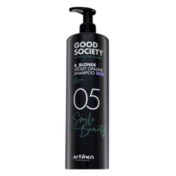 Artègo Good Society 05 B_Blonde Violet Opaline Shampoo védő sampon a sárga tónusok semlegesítésére 1000 ml