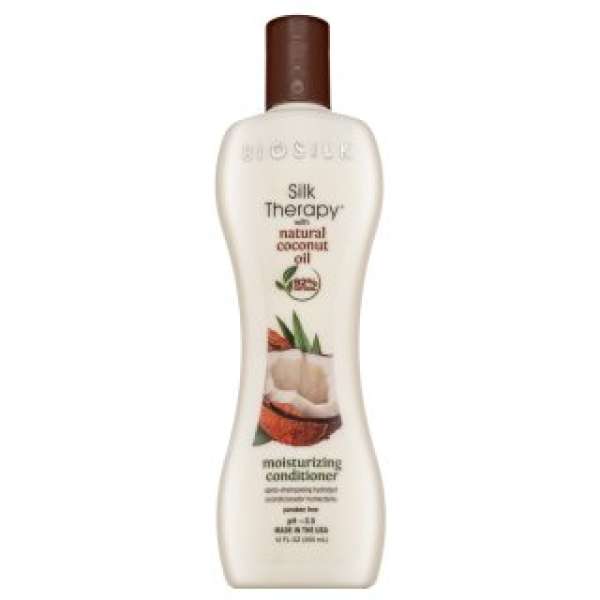 BioSilk Therapy with Natural Coconut Oil Moisturizing Conditioner kondicionáló haj hidratálására 355 ml