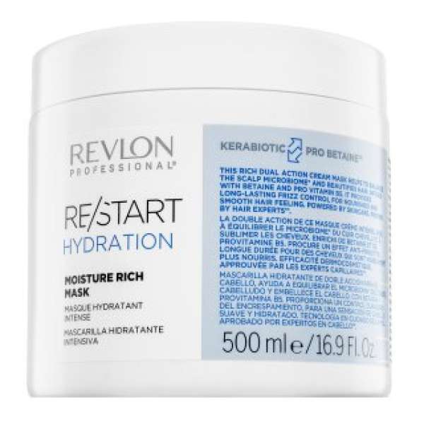 Revlon Professional Restart Hydration Moisture Rich Mask tápláló hajmaszk hidratáló hatású 500 ml