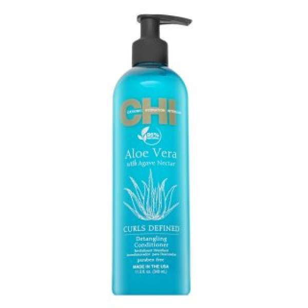 CHI Aloe Vera Curls Defined Detangling Conditioner hajsimító kondicionáló könnyed kifésülhetőségért 340 ml