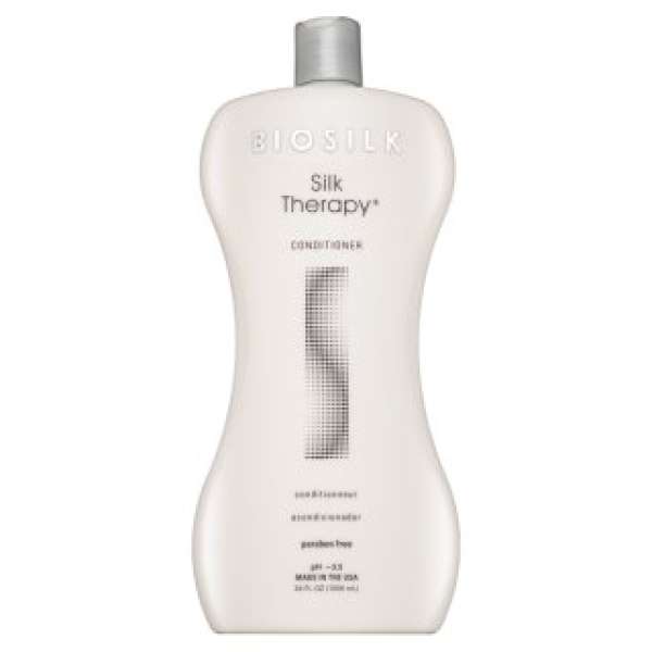 BioSilk Silk Therapy Conditioner hajsimító kondicionáló puha és fényes hajért 1006 ml