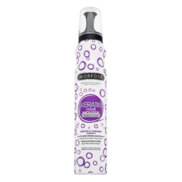 Morfose Hair Mousse Perfect Hold hajhab volumen növelésre Keratin 200 ml