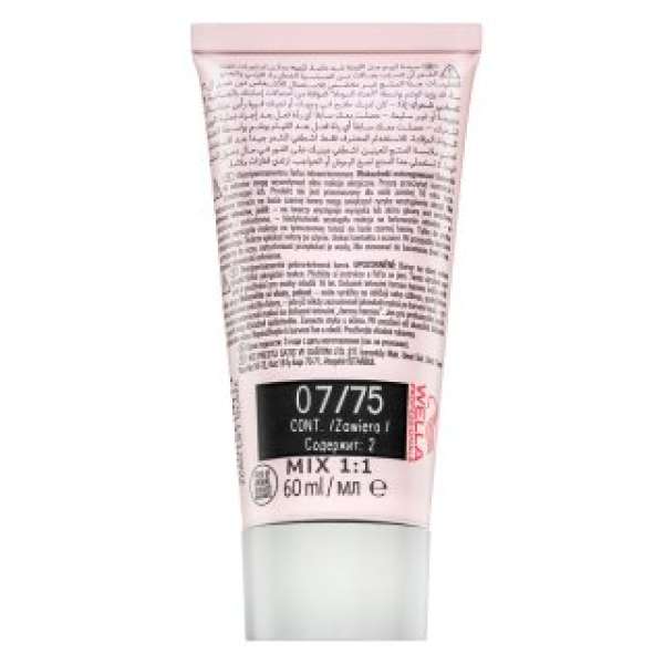 Wella Professionals Shinefinity Zero Lift Glaze professzionális demi-permanent hajszín 07/75 Raspberry Latte 60 ml
