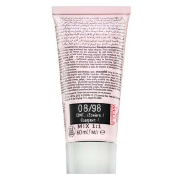 Wella Professionals Shinefinity Zero Lift Glaze professzionális demi-permanent hajszín 08/98 Silver Pearl 60 ml