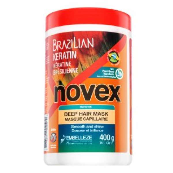 Novex Brazilian Keratin Deep Hair Mask maszk száraz és sérült hajra 400 g