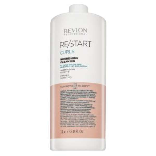 Revlon Professional Restart Curls Nourishing Cleanser tisztító sampon göndör hajra 1000 ml
