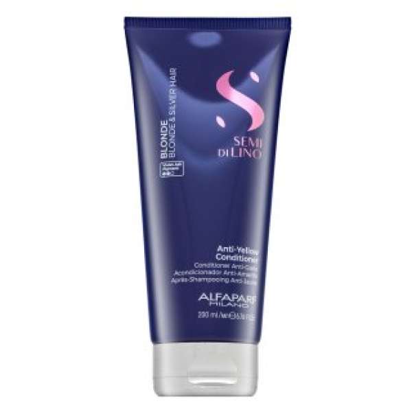 Alfaparf Milano Semi Di Lino Blonde Anti-Yellow Conditioner tonizáló kondicionáló szőke hajra 200 ml