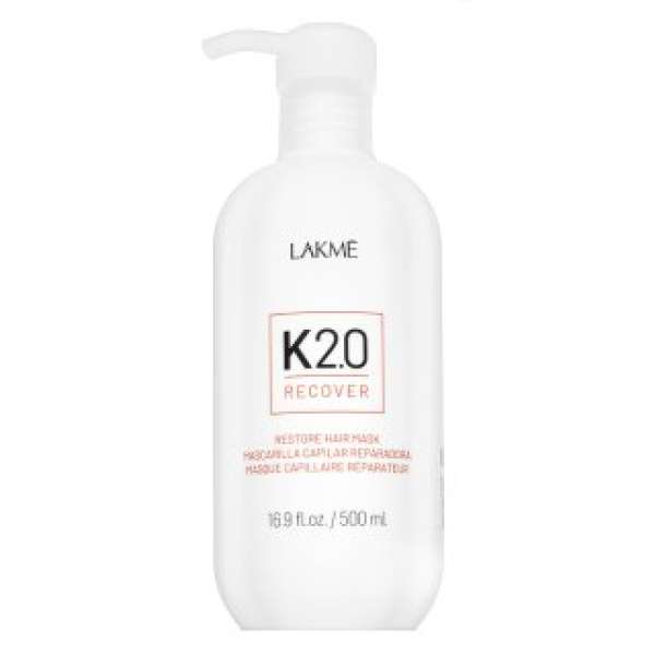 Lakmé K2.0 Recover Restore Hair Mask erősítő maszk száraz és sérült hajra 500 ml