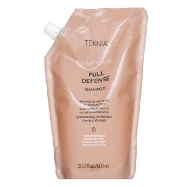 Lakmé Teknia Full Defense Shampoo erősítő sampon gyenge hajra Refill 600 ml