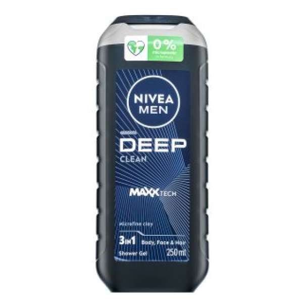 Nivea Men Deep Clean tusfürdő gél Shower Gel 250 ml