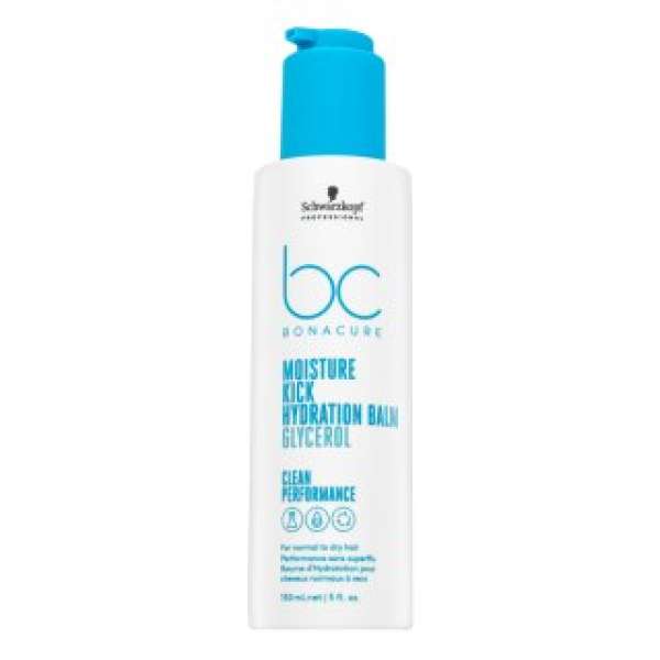Schwarzkopf Professional BC Bonacure Moisture Kick Hydration Balm Glycerol öblítés nélküli ápolás haj hidratálására 150 ml