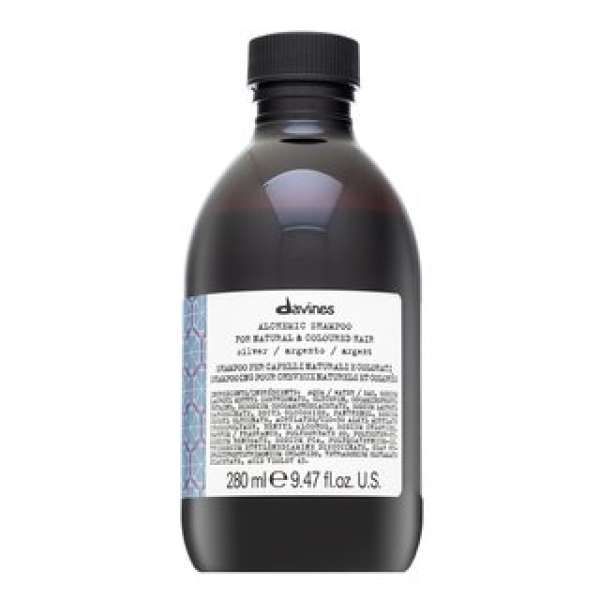 Davines Alchemic Shampoo neutralizáló sampon platinaszőke és ősz hajra Silver 280 ml