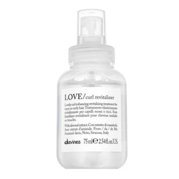 Davines Essential Haircare Love Curl Revitalizer hajformázó spray hullámos és göndör hajra 75 ml