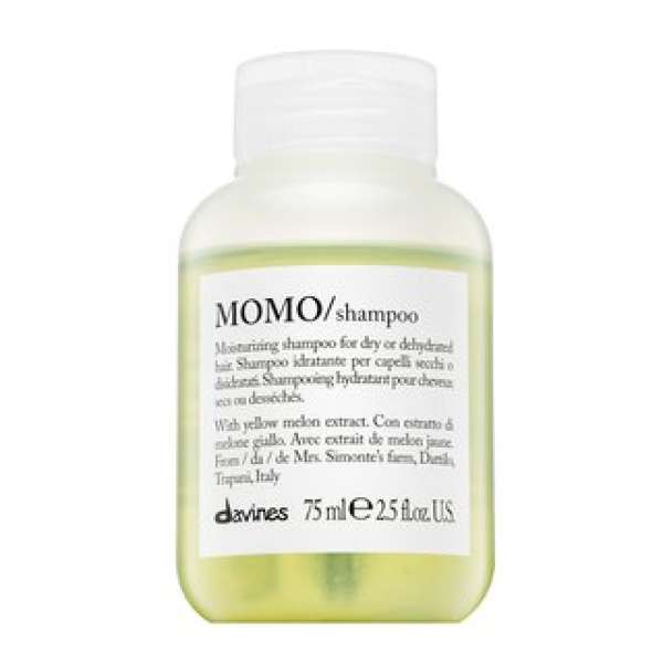 Davines Essential Haircare Momo Shampoo száraz és sérült hajra 75 ml