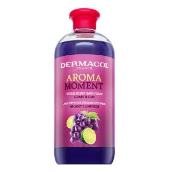 Dermacol Aroma Moment habfürdő Bath Foam Grape & Lime 500 ml