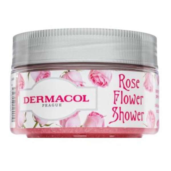 Dermacol Rose Flower Shower testpeeling Delicious Body Scrub 200 ml