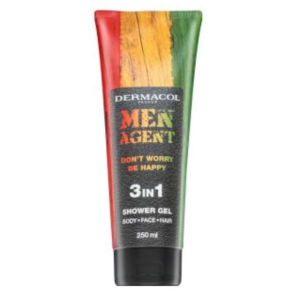Dermacol Men Agent tusfürdő gél Don't Worry Be Happy 3in1 Shower Gel 250 ml