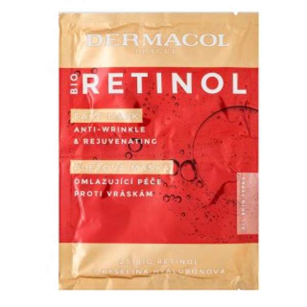 Dermacol Bio Retinol maszk Face Mask 2 x 8 ml