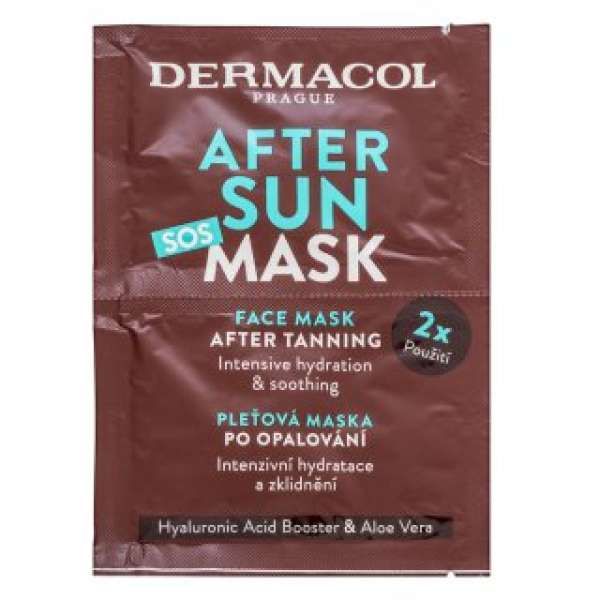 Dermacol After Sun maszk Face Mask 2 x 8 ml