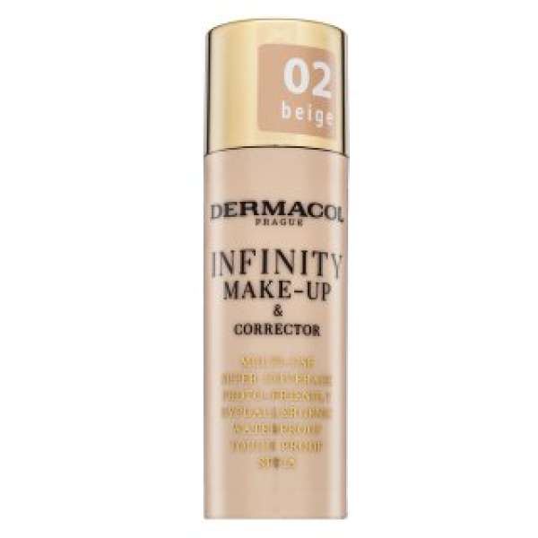 Dermacol Infinity Make-Up & Corrector smink és korrektor 02 Beige 20 g