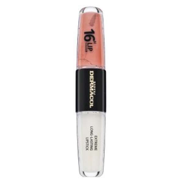 Dermacol 16H Lip Colour Extreme Long-Lasting Lipstick tartós, két fázisú szájfény No. 14 8 ml