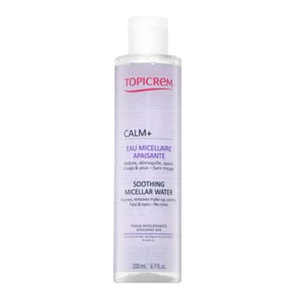 Topicrem Calm+ Soothing Micellar Water micelláris sminklemosó hidratáló hatású 200 ml