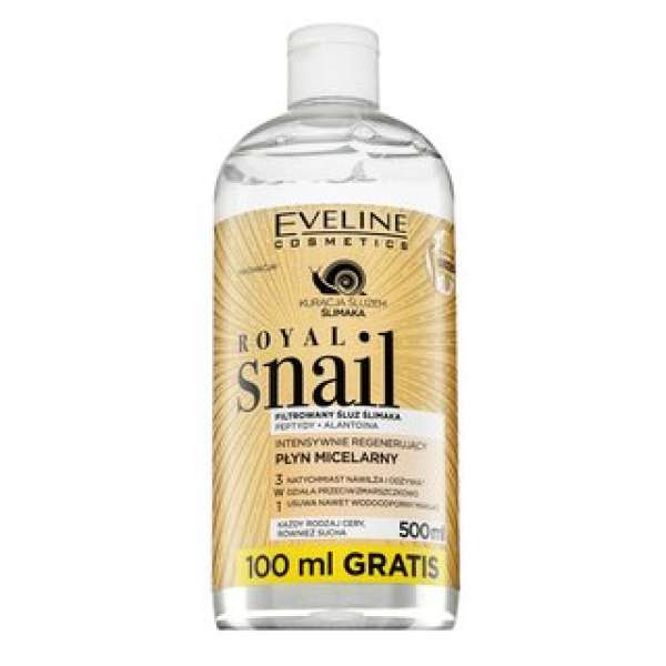 Eveline Royal Snail Intensely Regenerating Micellar Water micelláris sminklemosó minden bőrtípusra 500 ml
