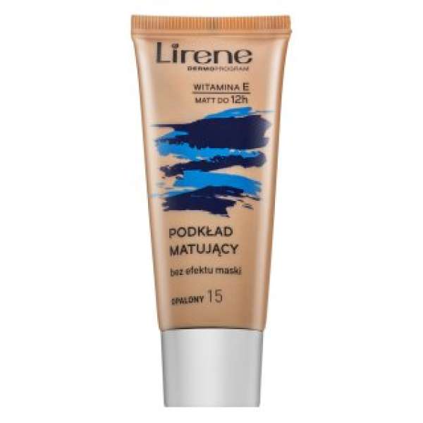 Lirene Nature Matte Fluid fluid make-up matt hatású 15 Tanned 30 ml