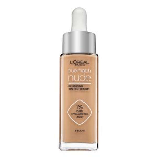 L´Oréal Paris True Match Nude Plumping Tinted Serum szérum tónusegyesítő 2-3 Light 30 ml