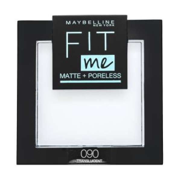 Maybelline Fit Me! Matte + Poreless Powder púder matt hatású 090 Transluced 9 g