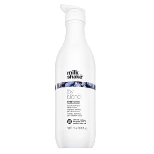 Milk_Shake Icy Blond Shampoo neutralizáló sampon platinaszőke és ősz hajra 1000 ml
