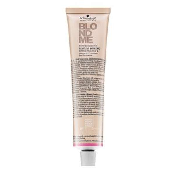 Schwarzkopf Professional BlondMe Bond Enforcing Blonde Toning tonizáló színes krém minden hajtípusra Nougat 60 ml