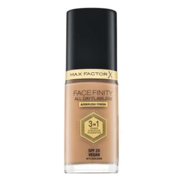Max Factor Facefinity All Day Flawless Flexi-Hold 3in1 Primer Concealer Foundation SPF20 folyékony make-up 3 az 1-ben 75 30 ml