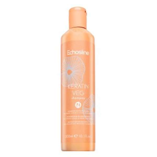 Echosline Keratin Veg Shampoo sampon festett és kémiailag kezelt hajra 300 ml