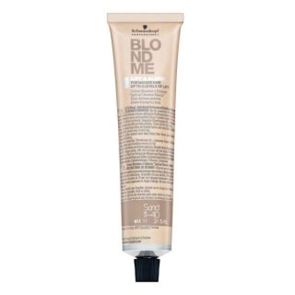 Schwarzkopf Professional BlondMe Bond Enforcing Lift & Blend krém hajszín világosításra Sand 60 ml