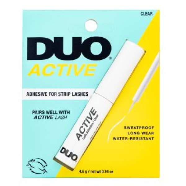 Ardell Duo Active Adhesive For Strip Lashes ragasztó a szempillákra Clear 4,6 g
