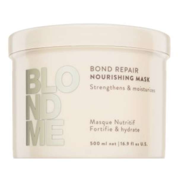 Schwarzkopf Professional BlondMe Bond Repair Nourishing Mask tápláló maszk szőke hajra 500 ml