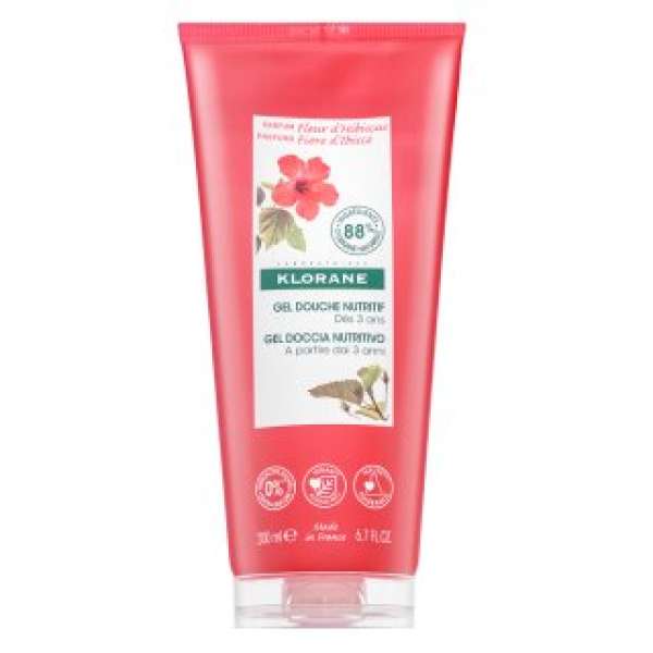 Klorane Hibiscus tusfürdő gél Nourishing Shower Gel 200 ml