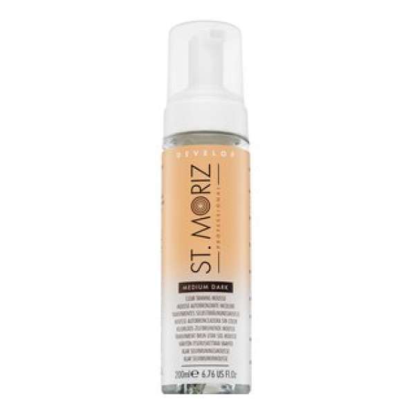 St.Moriz Advanced Pro Formula Tanning Mousse - Medium Dark lemosható testbronzosító az egységes és világosabb arcbőrre 200 ml