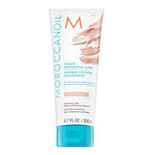 Moroccanoil Color Depositing Mask tápláló maszk színes pigmentekkel Rose Gold 200 ml